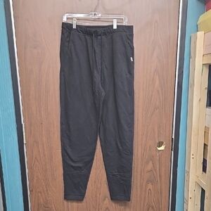 Eddie Bauer Size M Black Terry Lounge Pant